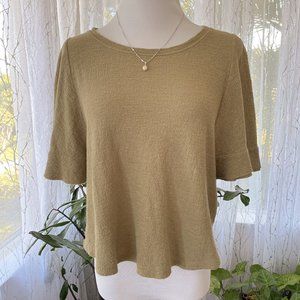 MADEWELL - Sage Green Linen Shirt